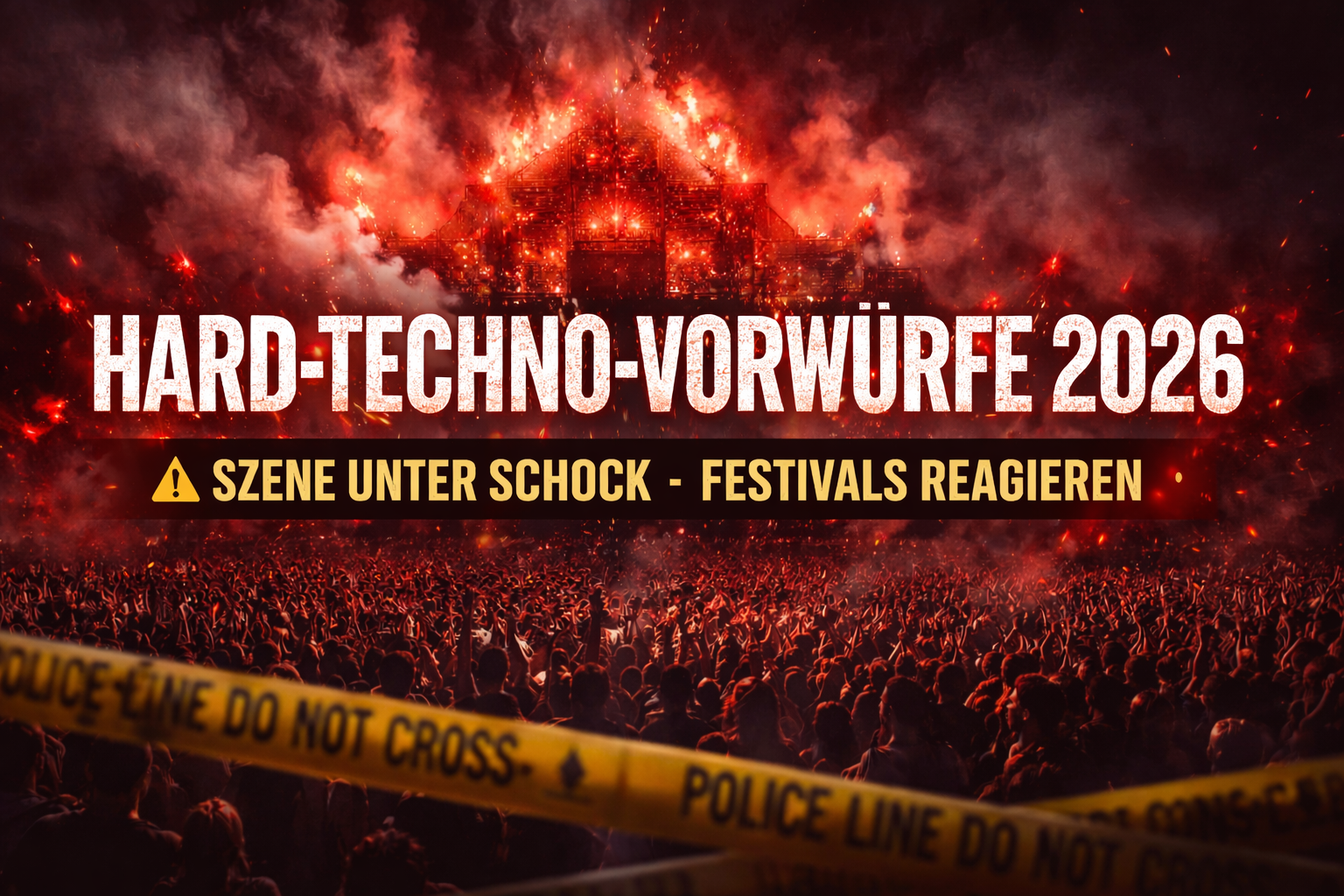 Hard-Techno-Vorwürfe 2026: Szene unter Schock – Festivals reagieren, Line-ups ändern sich